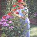 Lorraine In Garden, PRIVATE COLLECTION